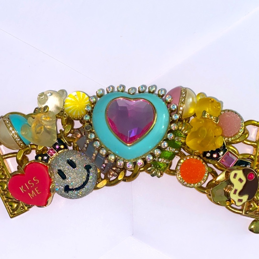 Betsey Johnson Chunky Statement Bracelet.
